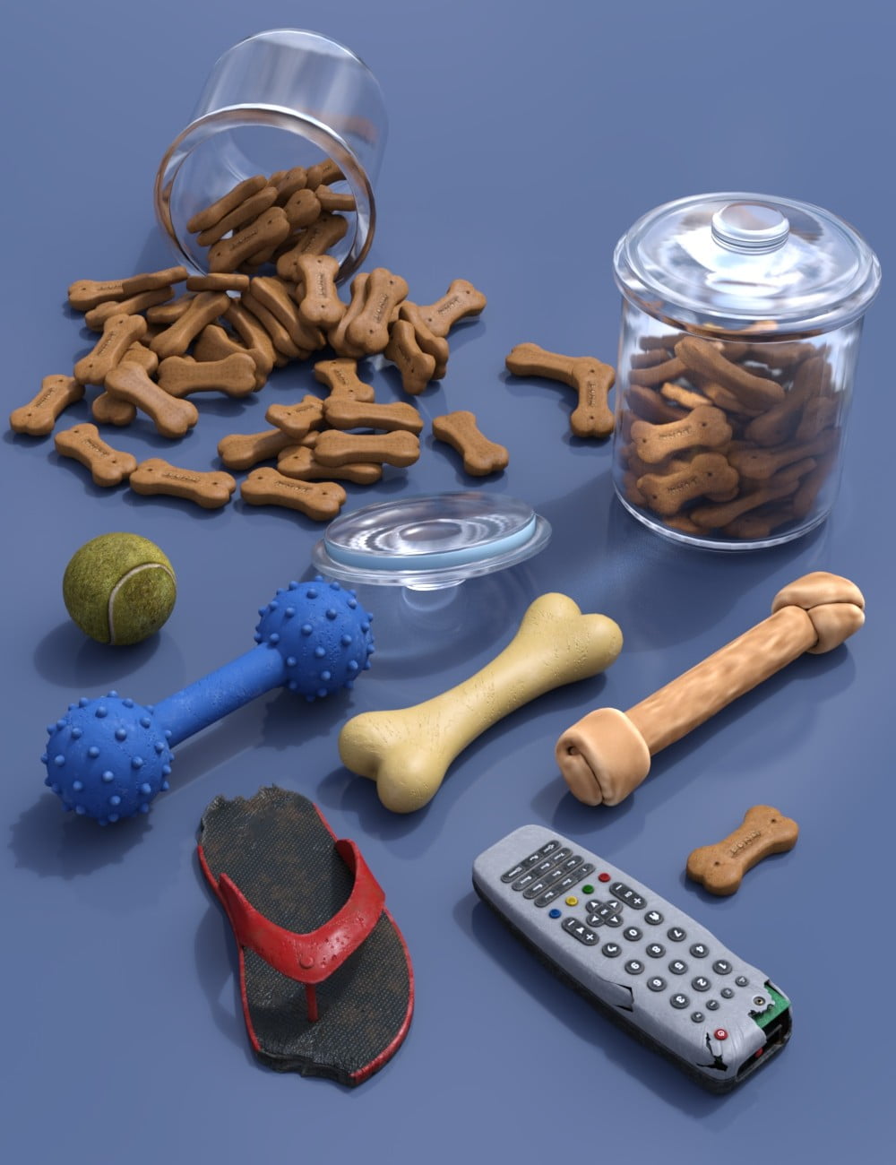 Chew Time Props for Daz Dog(s) 8