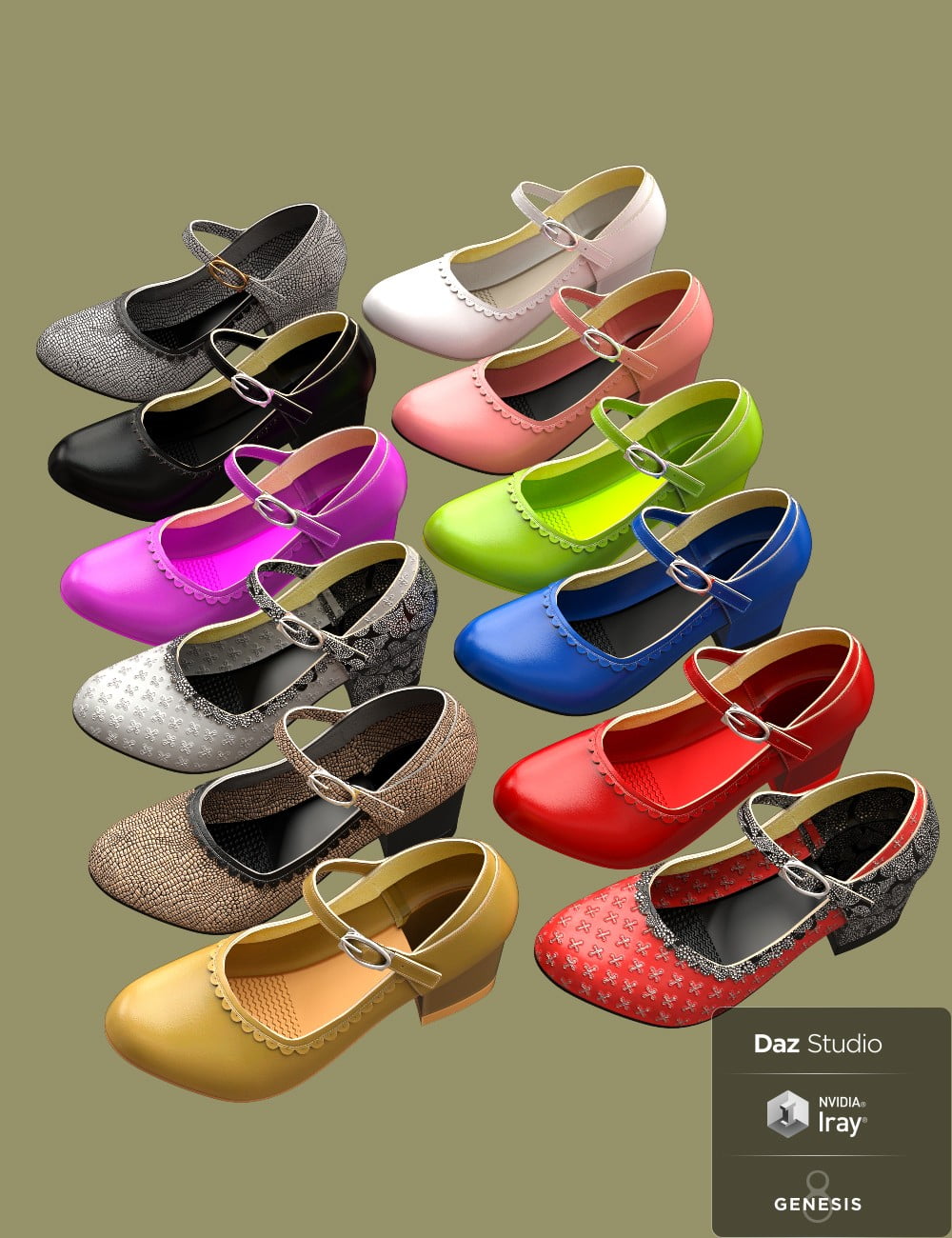 Jiwoo Pumps For Genesis 8 Female(s)