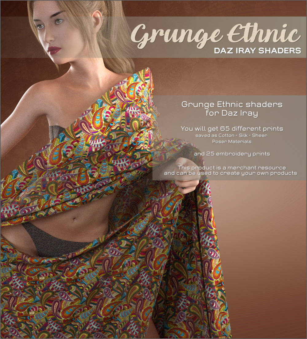 Daz Iray - Ethnic Silks