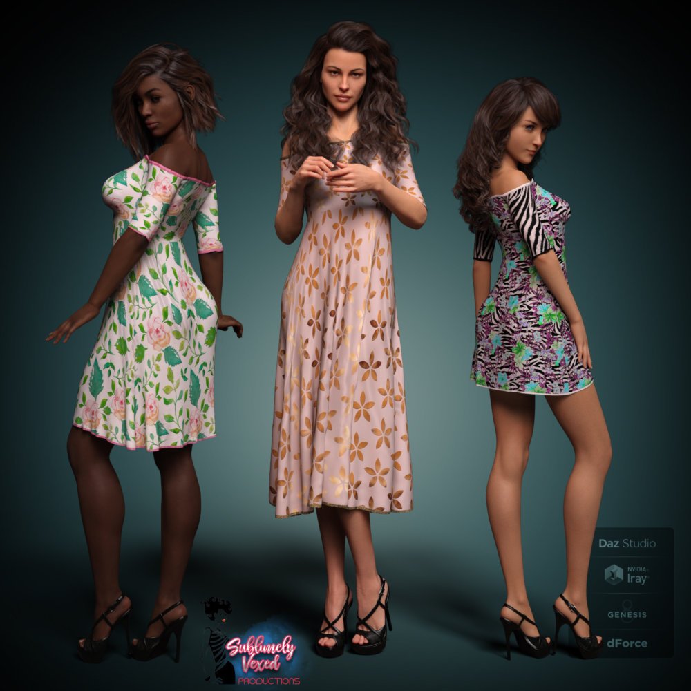 SublimelyVexed Saturday Afternoon Dress G8F