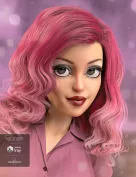 Lana Hair for Genesis 8 and 3 Female(s)