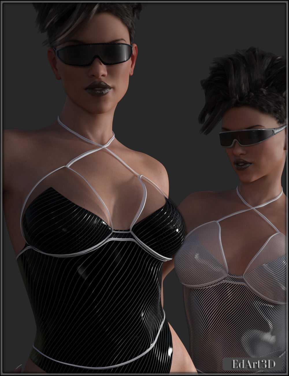 Morphing SciFi Glasses 2 Abstract AddOn