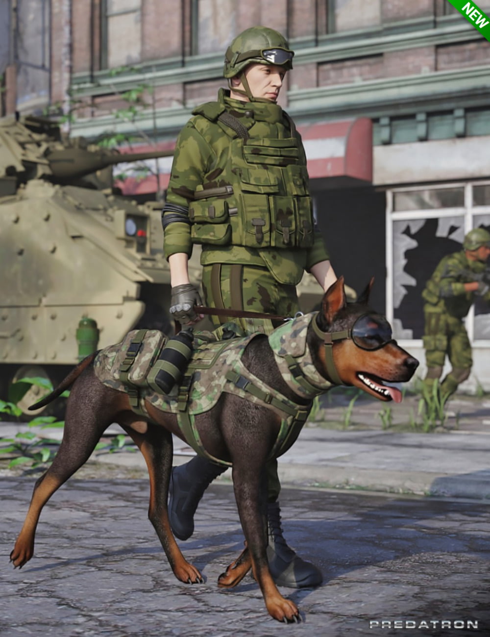 Utility Dog Vests for Daz Dog 8