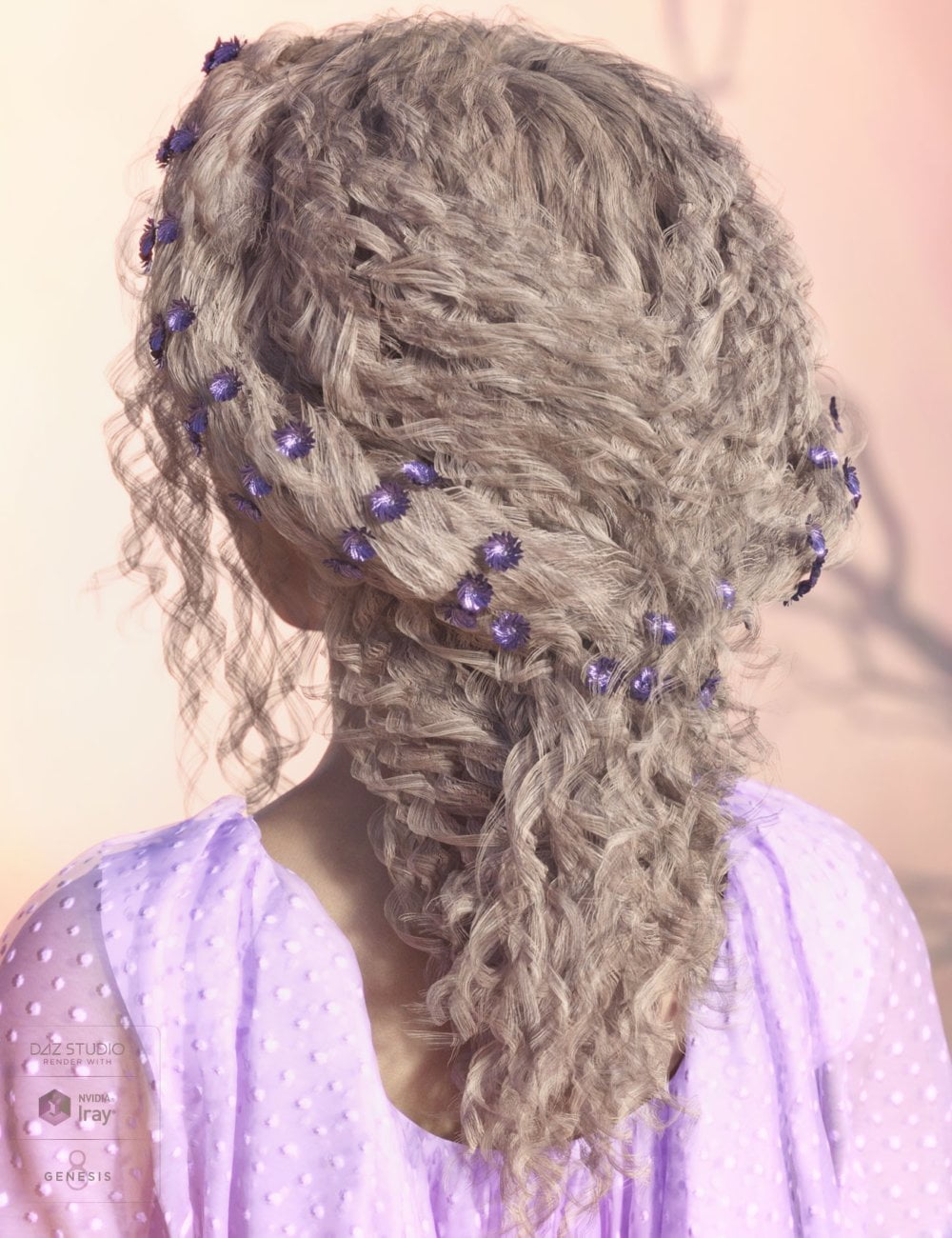 Courtney Hair for Genesis 3 & 8 Female(s)