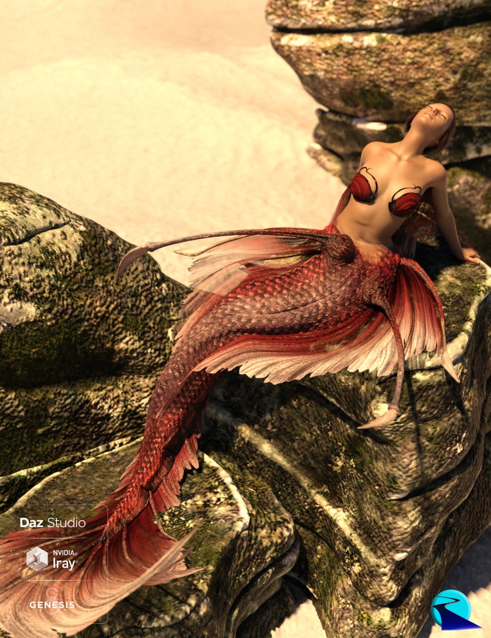 Aguja Mermaid Poses and Pose Control