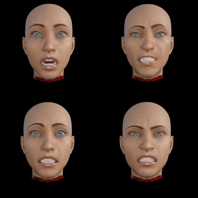Chopped Head for Genesis 8 Female