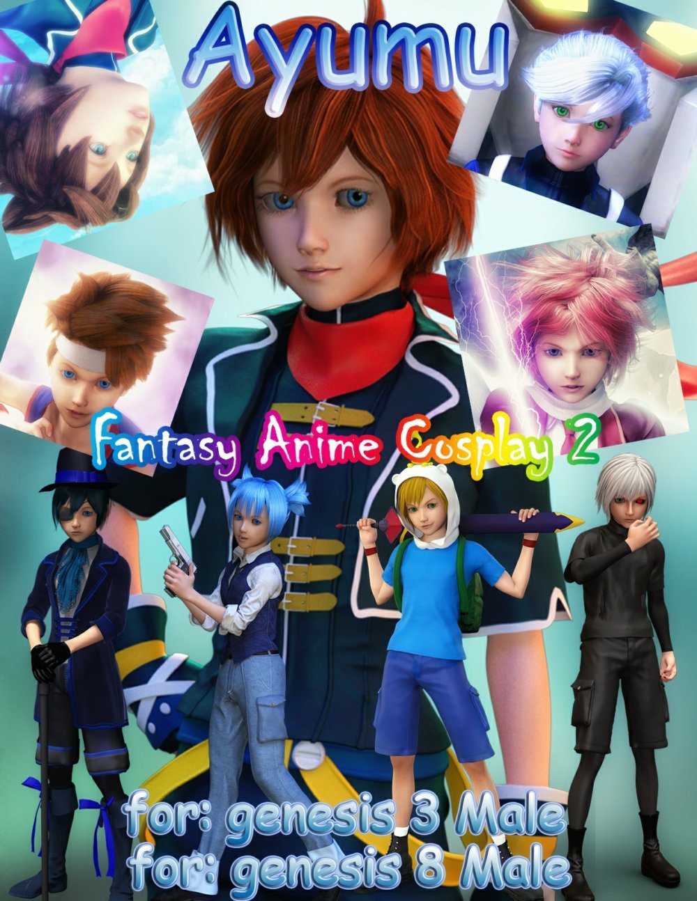 Fantasy Anime Cosplay 2 Ayumu for G3M G8M