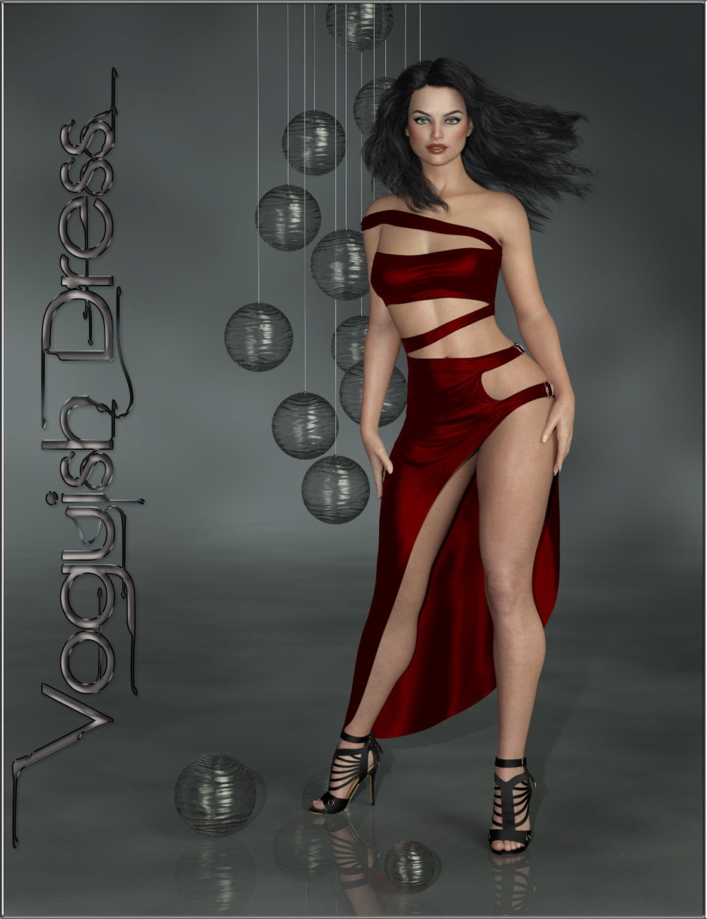 dForce-Voguish Dress for Genesis 8 Female