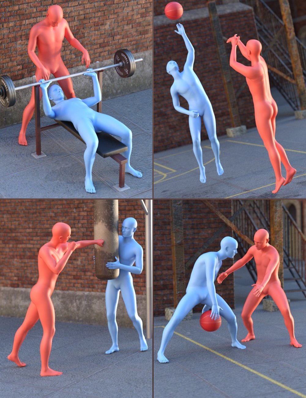 Recreation Hour Poses