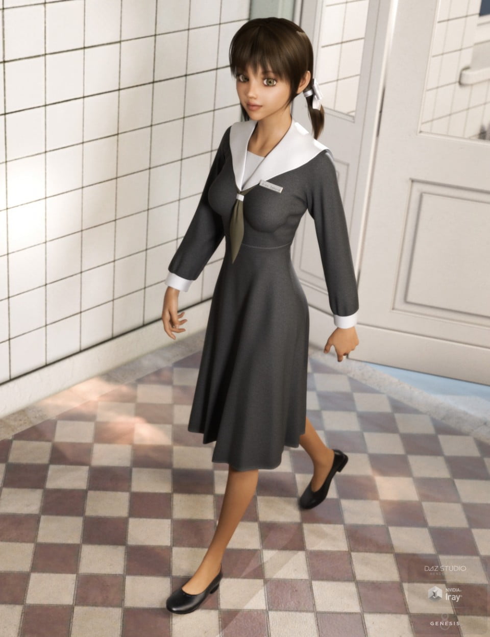 dForce Nursing Student for Genesis 8 Female(s)