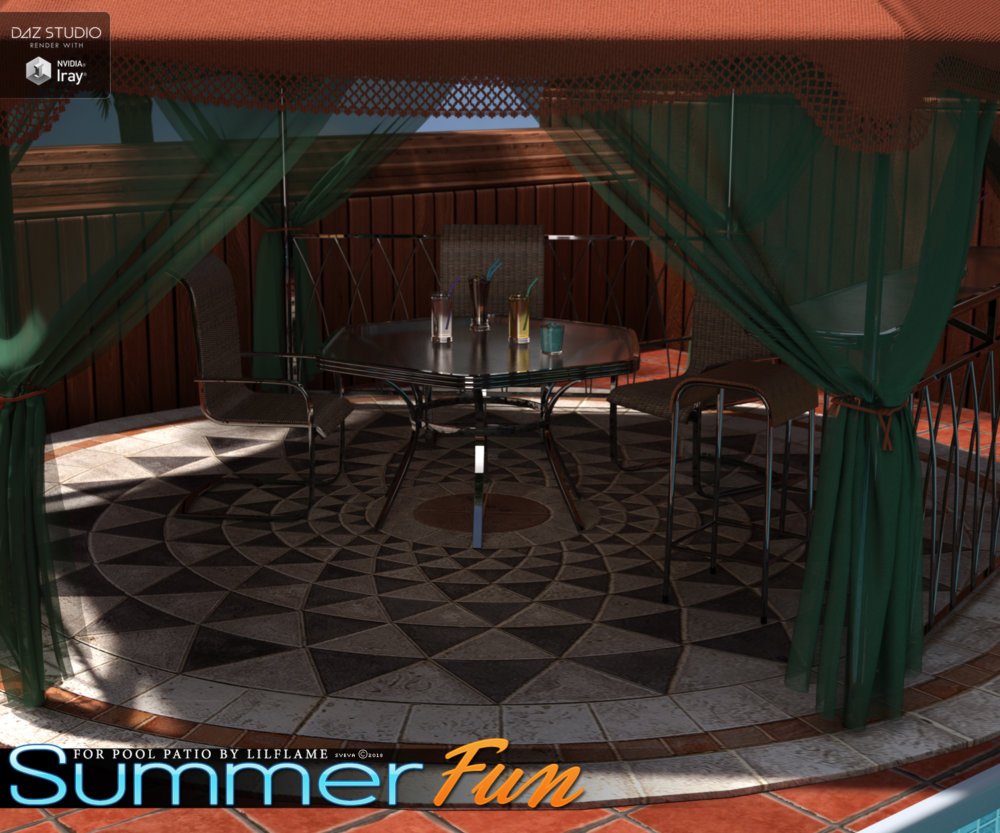 Summer Fun for Pool Patio DS