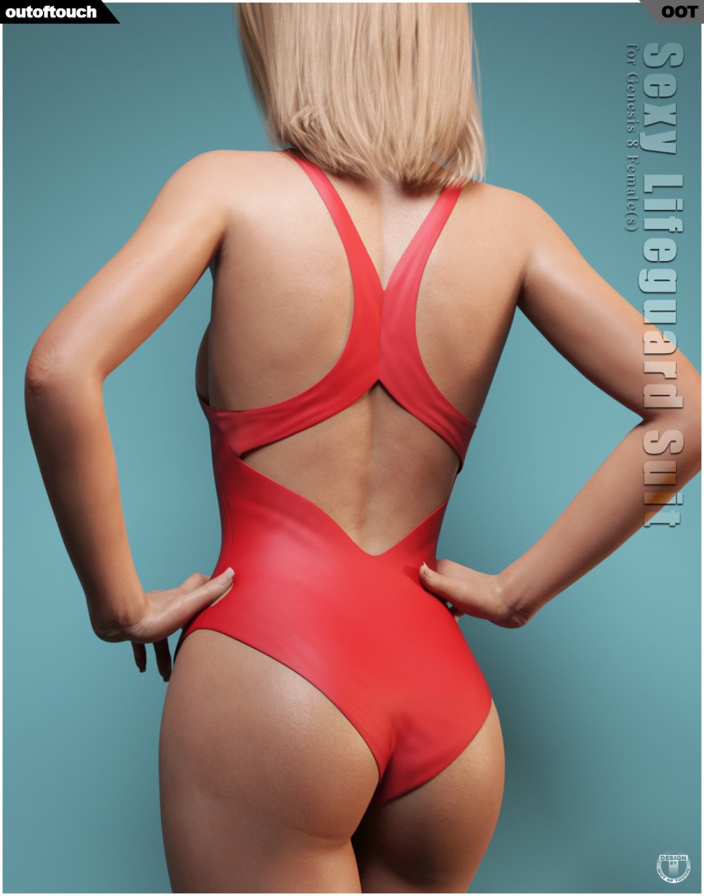 Sexy Lifeguard Suit for Genesis 8 Females