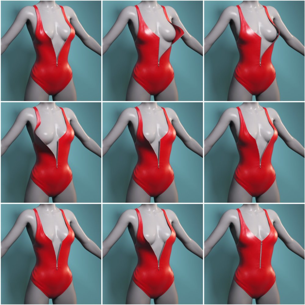 Sexy Lifeguard Suit for Genesis 8 Females