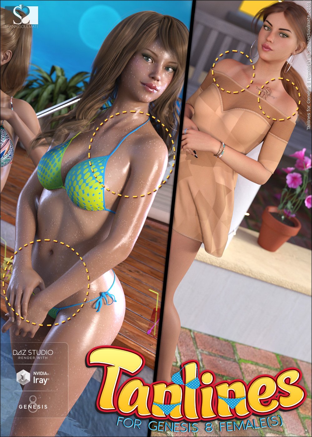 Tanlines for Genesis 8 Female