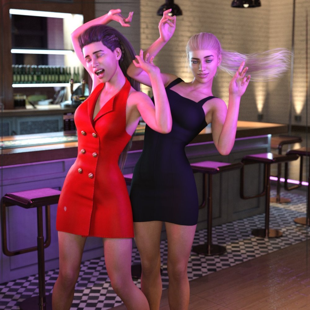 Z Drunk and Hungover - Poses with Partials and Expressions for Genesis 3 and 8