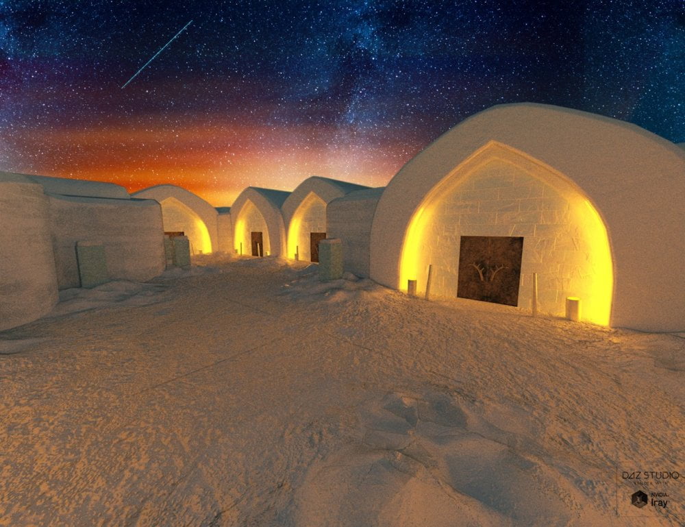 Ice Hotel Exterior