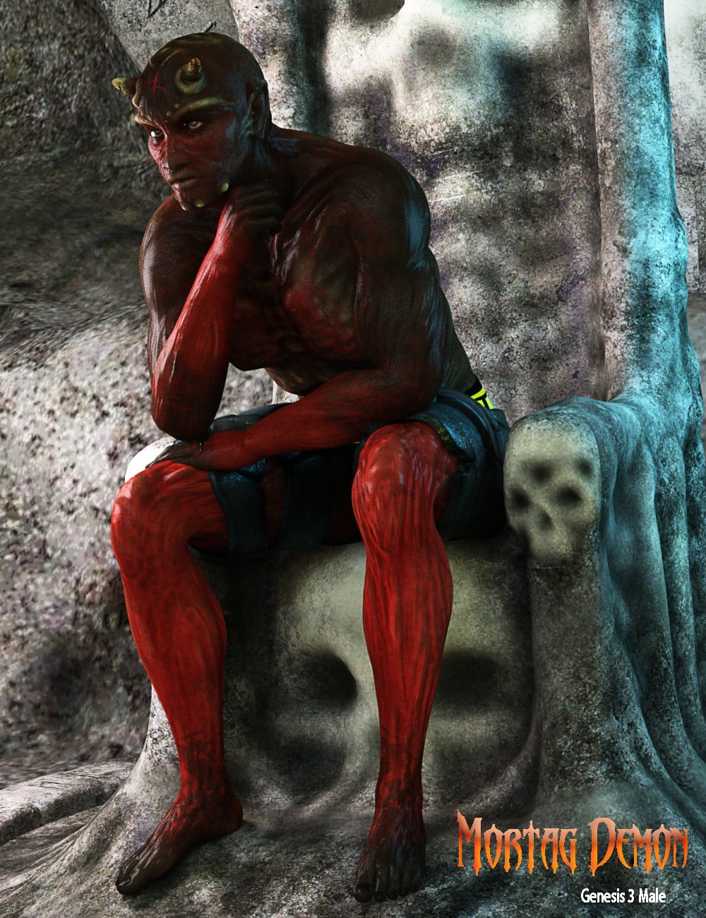 Mortag Demon for Genesis 3 Male