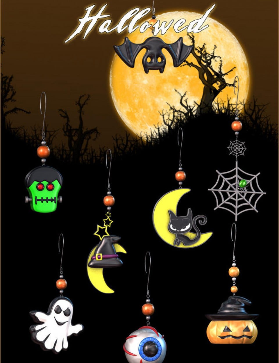 Just Earrings Hallowed