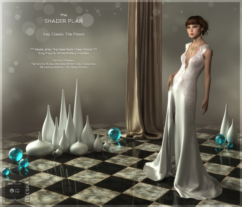 Shader Plan - Iray Classic Tile Floors and Props