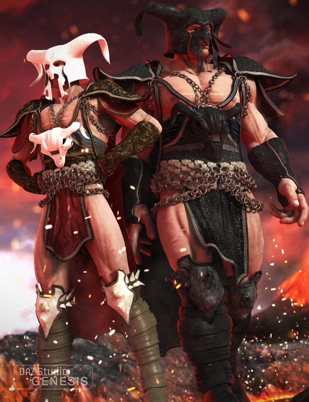 Horned Barbarian Textures