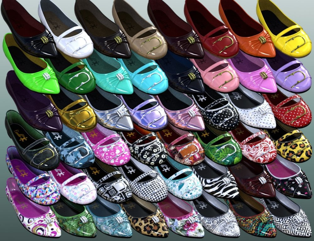 Ballet Flats Assembly Kit II for the Genesis 8 Female(s)