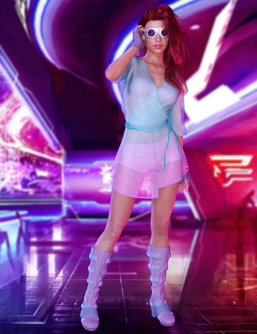 dForce Alternate Future Outfit for Genesis 8 Female(s)