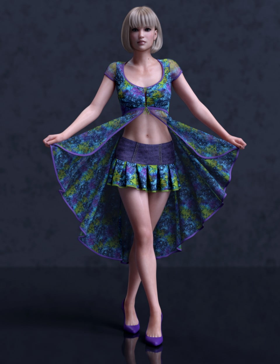 dForce Liberty Grace Outfit Panache Textures