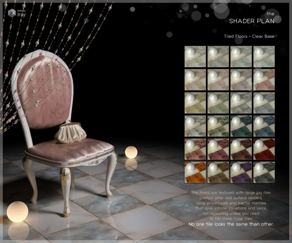 Shader Plan - Iray Classic Tile Floors and Props