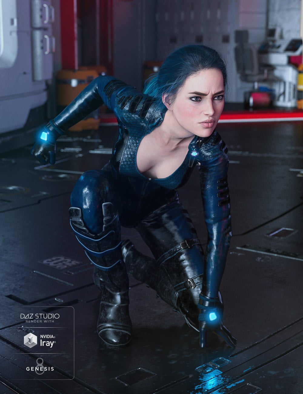 Statistically Above Average Heroine Poses for Genesis 8 Female