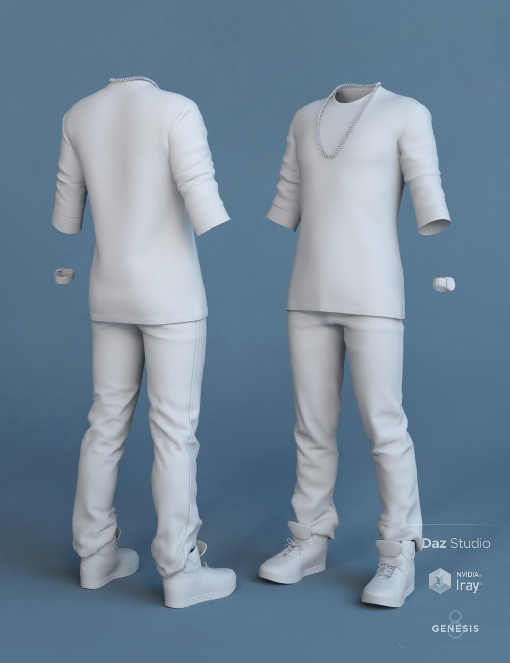 Street Style Outfit for Genesis 8 Male(s)