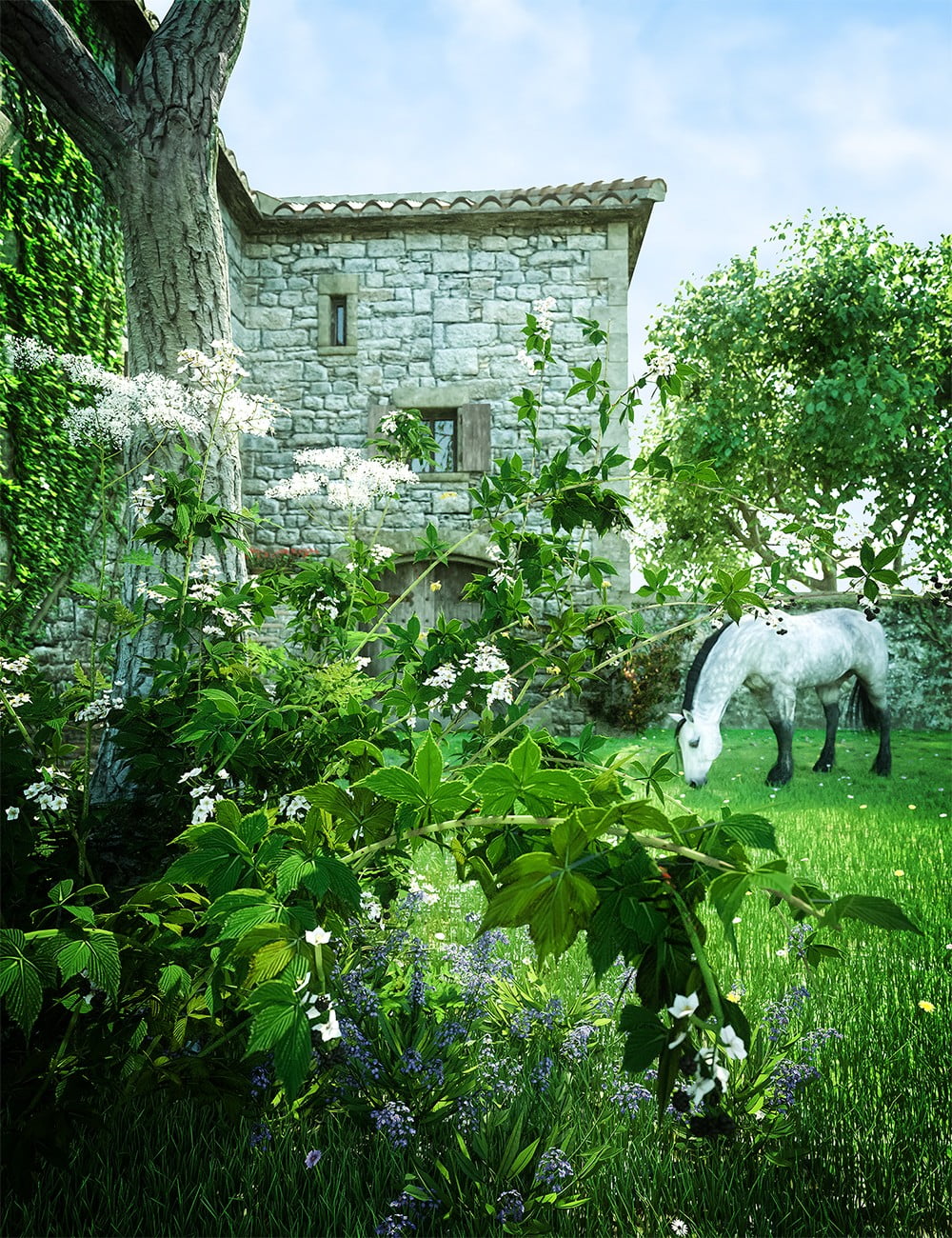 Bramble, Blackberry and Briar Plants for Daz Studio and Iray