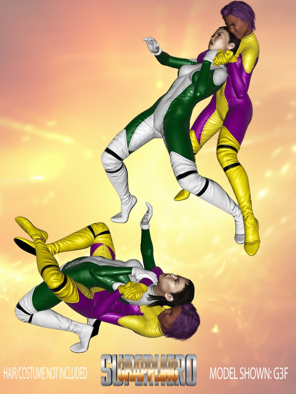 SuperHero Grappling for G3F Volume 2