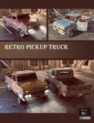 Retro Pickup Truck
