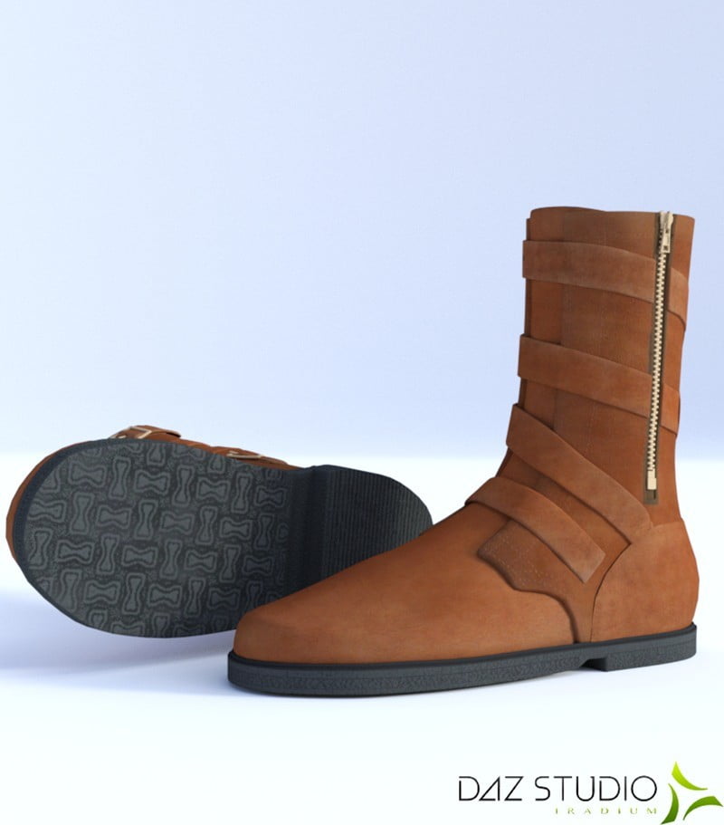 Urban Strap Boots for Genesis 3 Female