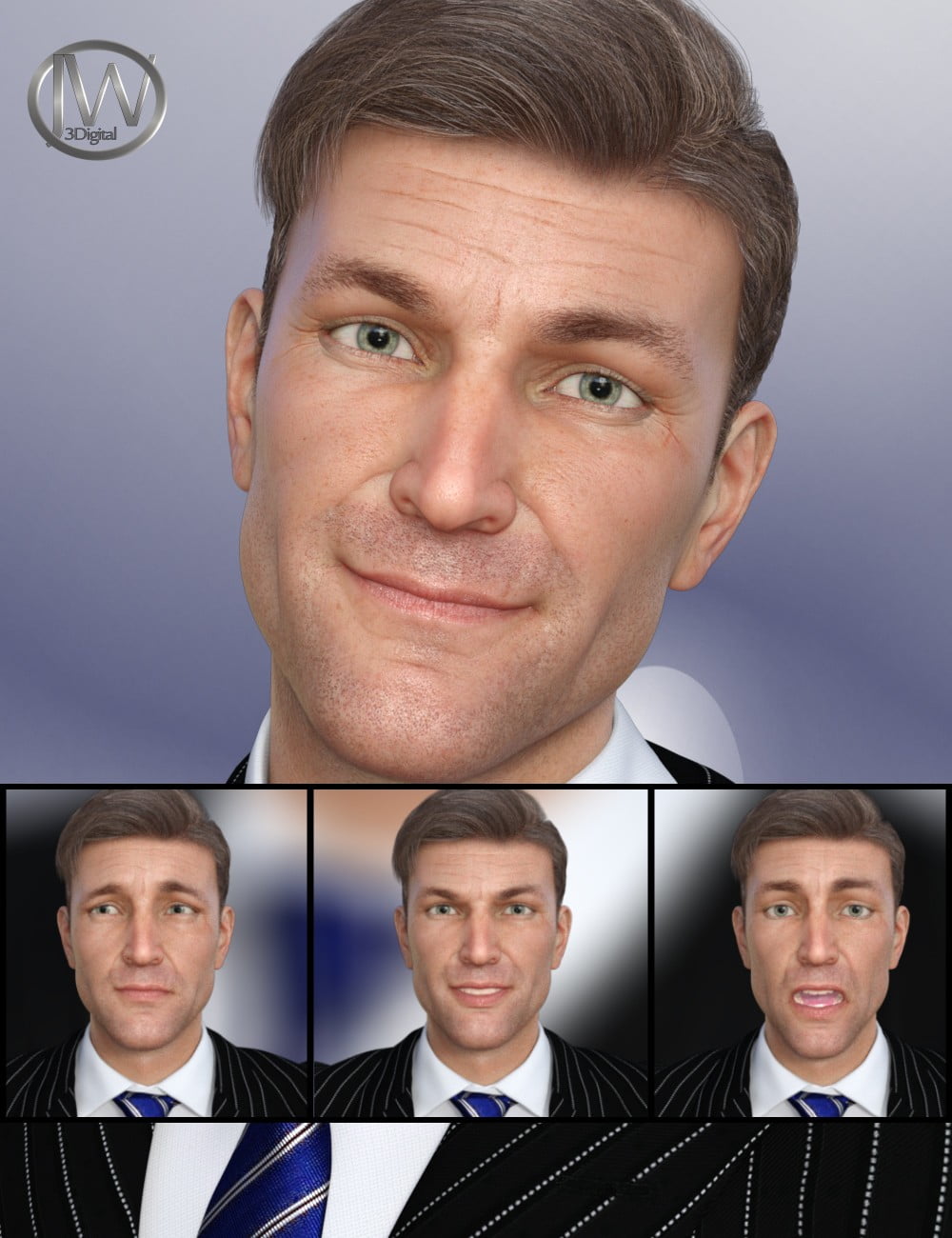 A Gentleman - Expressions for Genesis 8 Male(s) and Edward 8