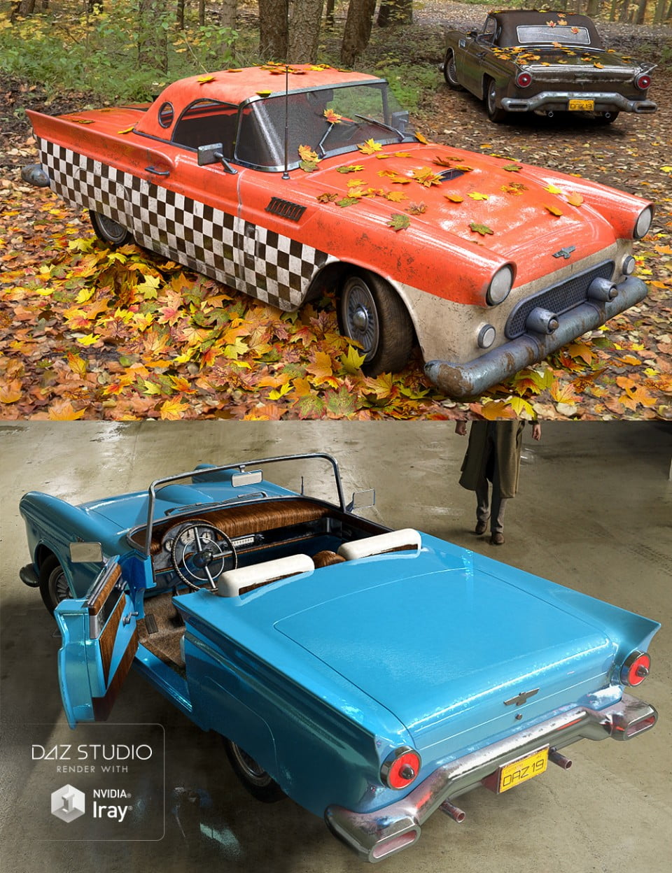 1950's Luxury Car Iray