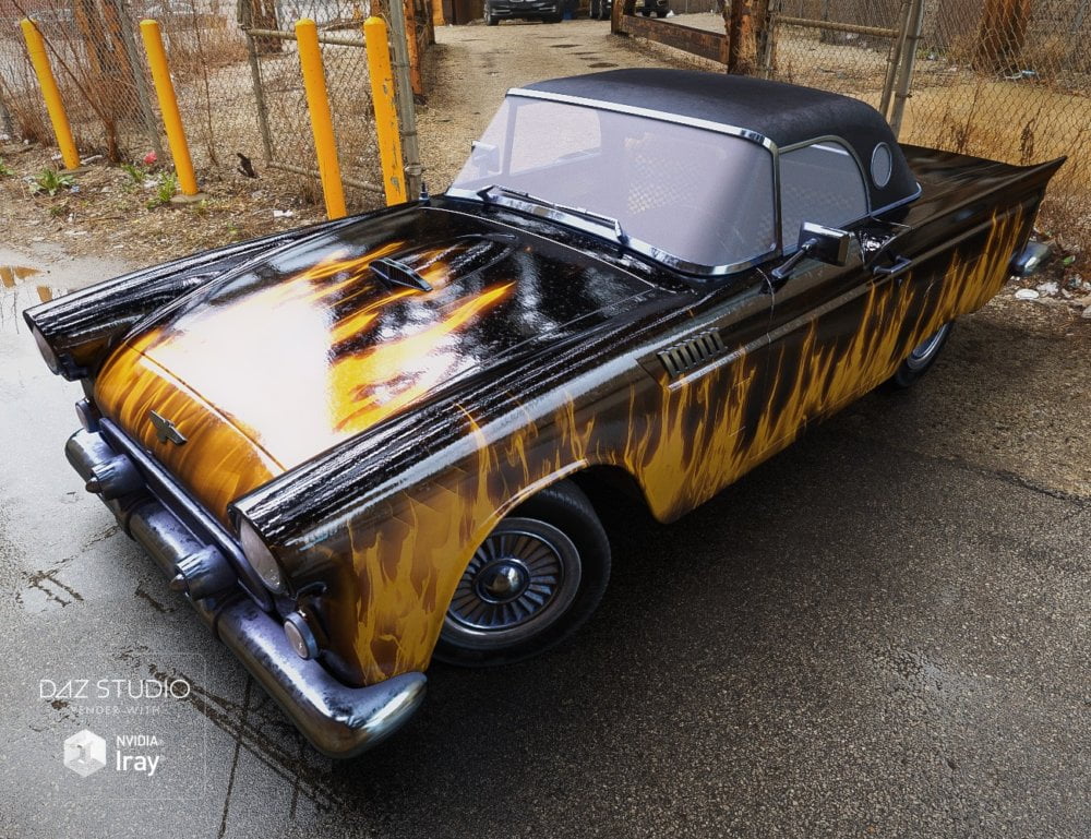 1950's Luxury Car Iray