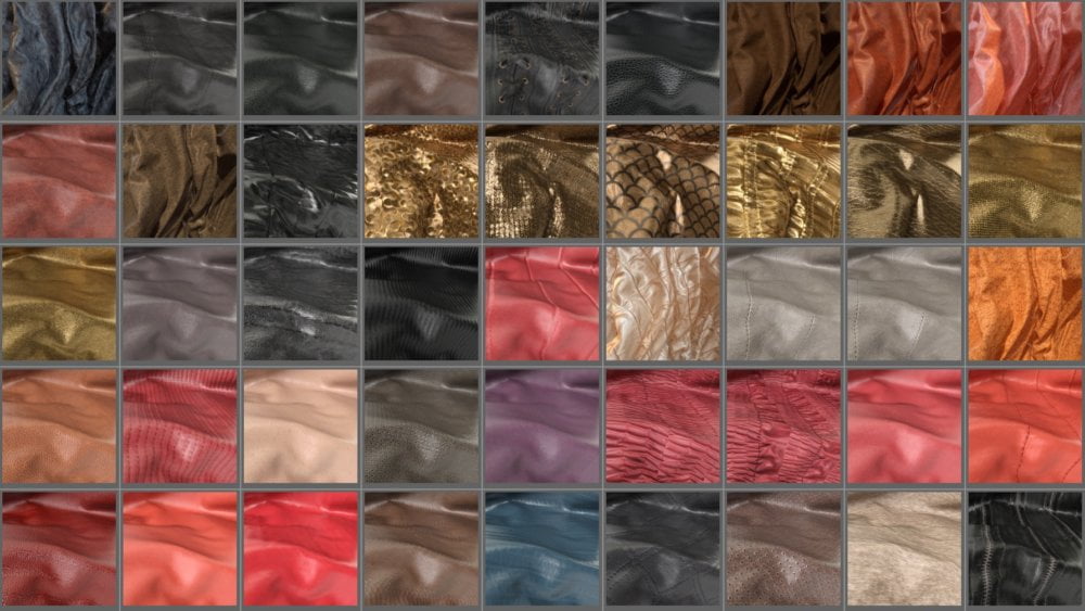 45 Organic and Cloth Shaders for Iray