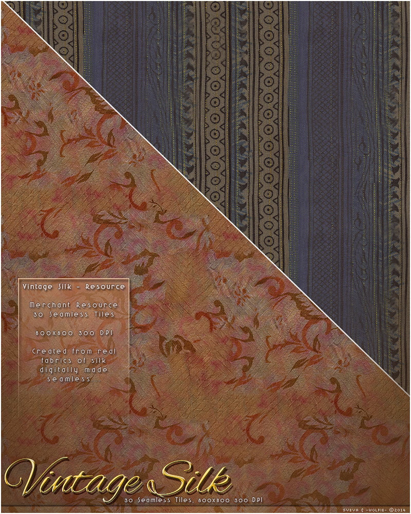 MR-Vintage Silk Fabric