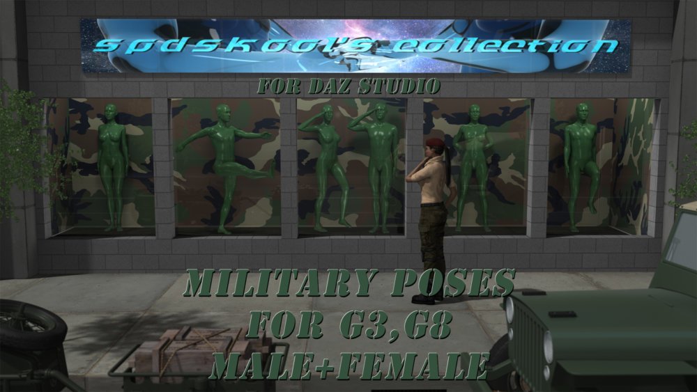 Military poses for G3, G8