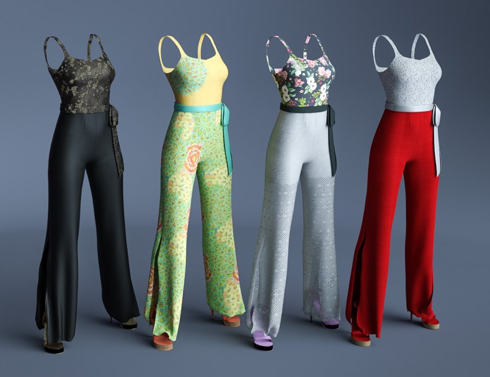 Dforce Summer Socialite Outfit Textures ⋆ Freebies Daz 3d