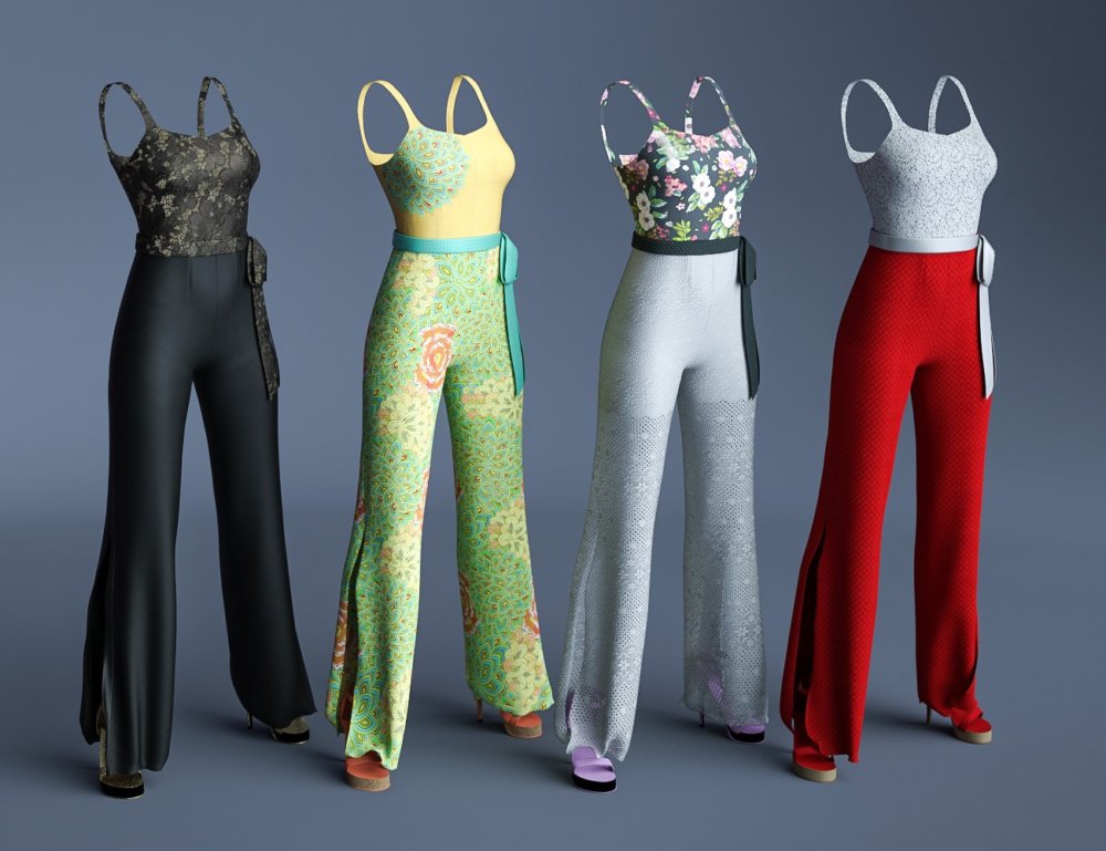 dForce Summer Socialite Outfit Textures