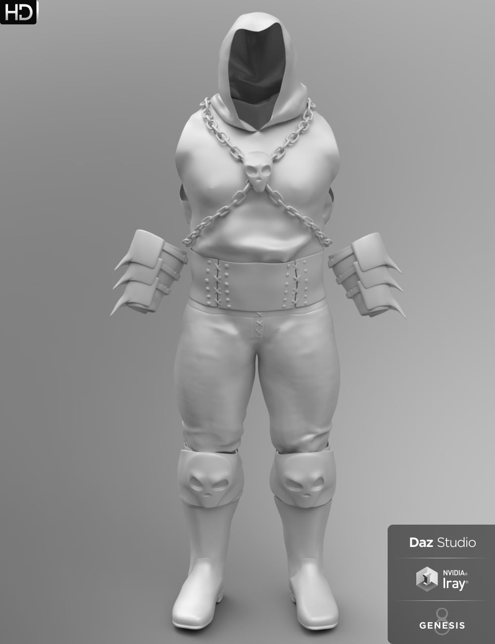 Death Shadow Outfit for Genesis 8 Male(s)