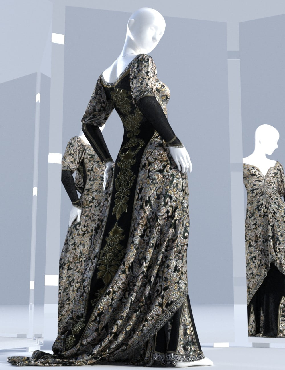 dForce Duchess Dress Textures