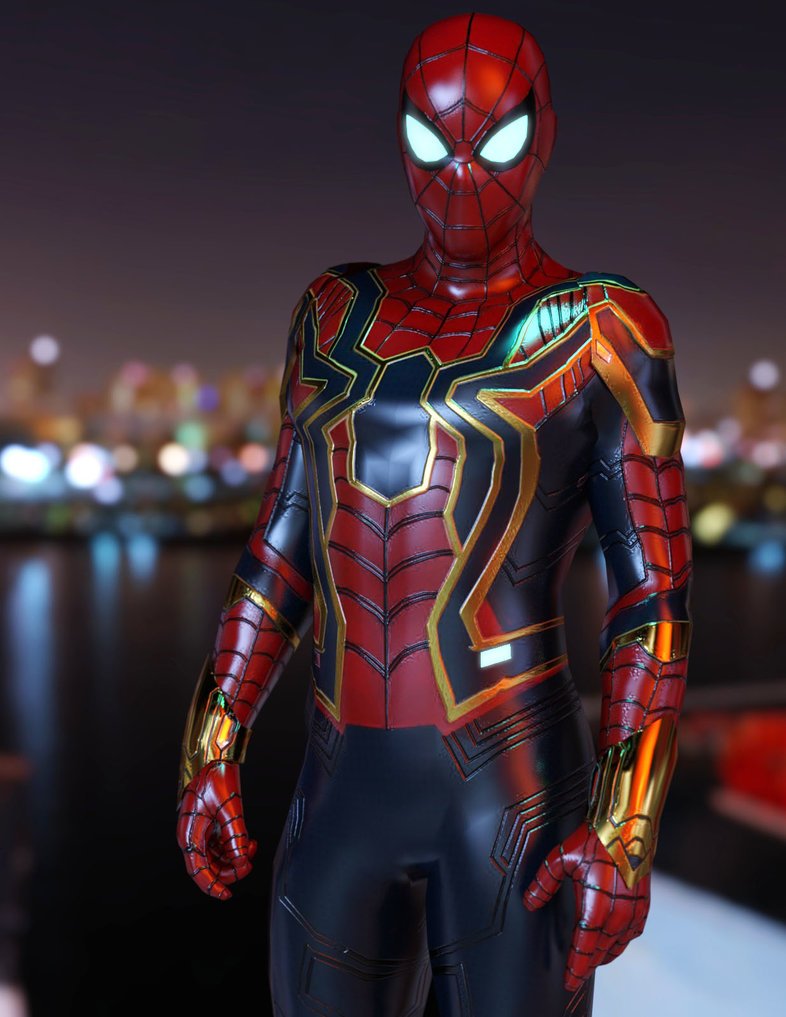 Iron Spiderman for Genesis 3 Male