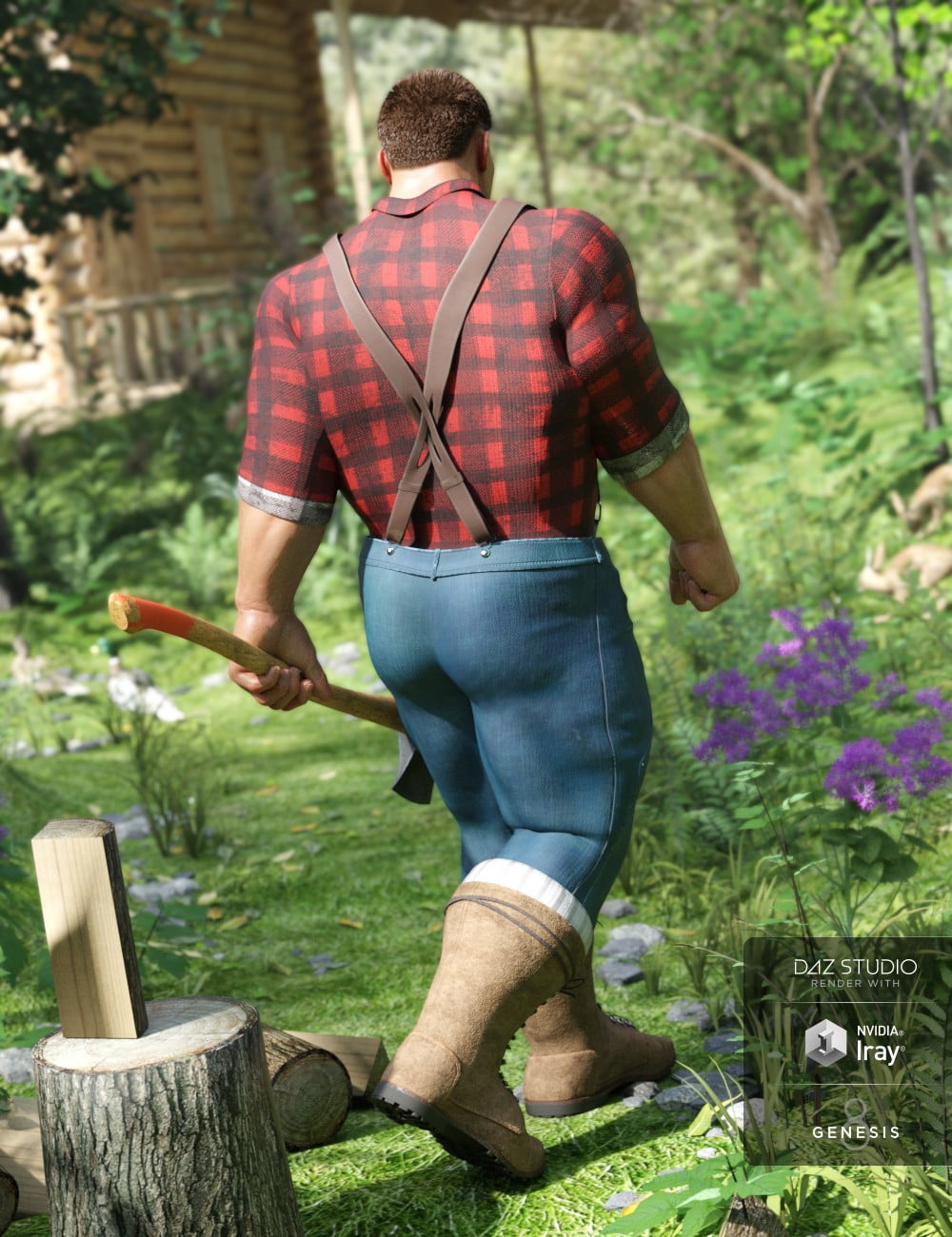 Lumberjack Outfit for Genesis 8 Male(s)
