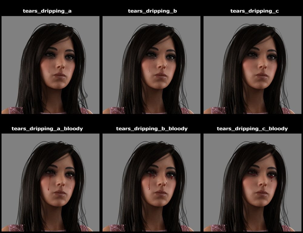 Realistic Tears for Genesis 8 and Genesis 3