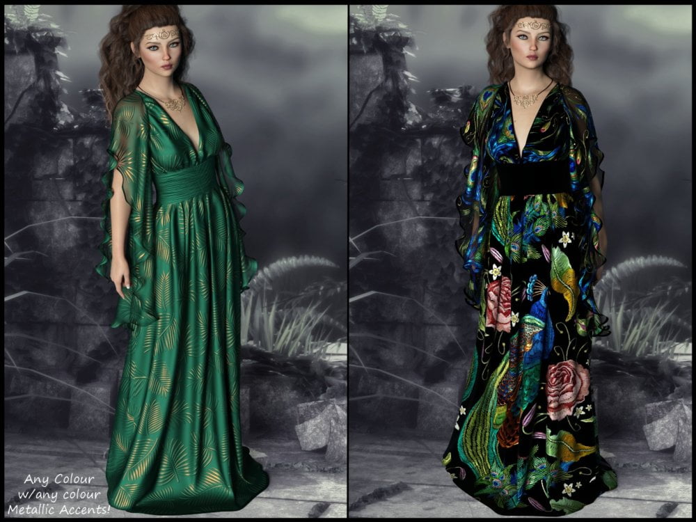 Epic: dForce - Lilium Dress for G8F