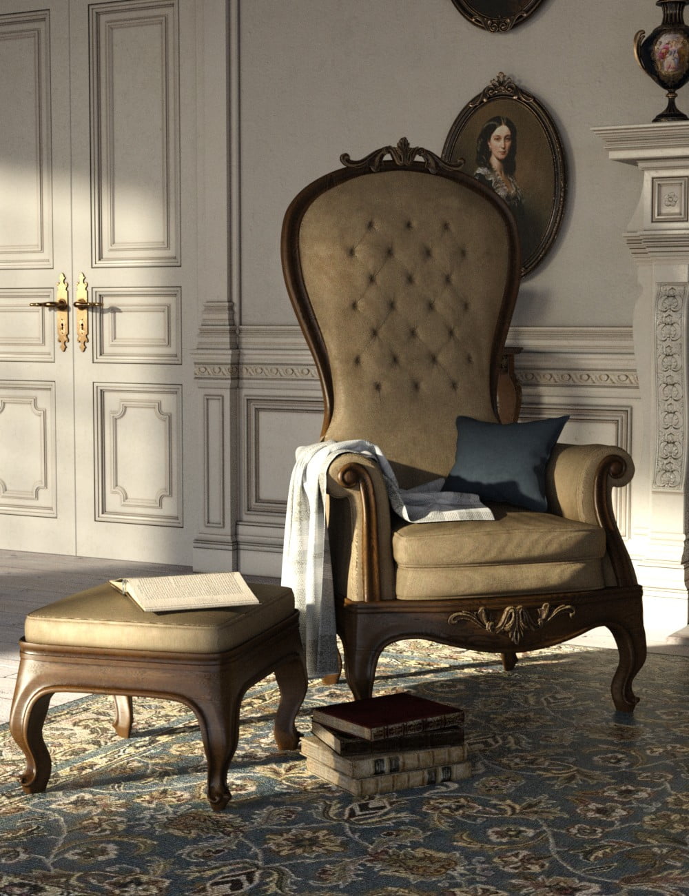 Victorian Decor 3 Iray