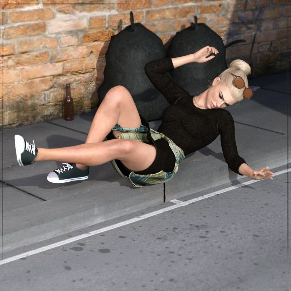 Z Utility Series: Jumping Running Falling - Poses and Partials for Genesis 3 and 8